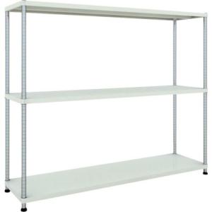 【SALE価格】TRUSCO スチールラック フェニックスラック 1800X450 3段 W色 抗菌粉体塗装 ( PER-5643-W ) トラスコ中山(株)｜orangetool