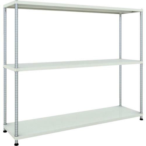 【SALE価格】TRUSCO スチールラック フェニックスラック 1800X450 3段 W色 抗菌...