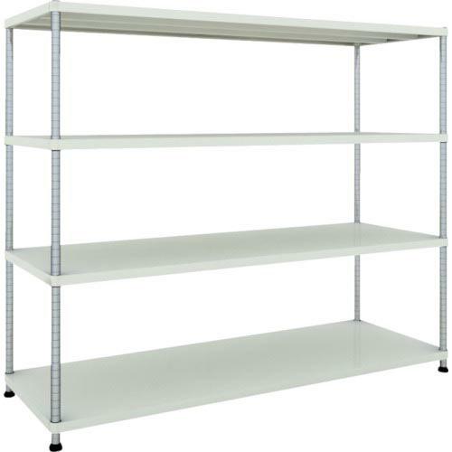 【SALE価格】TRUSCO スチールラック フェニックスラック 1800X600 4段 W色 抗菌...