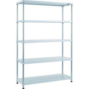 TRUSCO スチールラック フェニックスラック 1200X450 5段 W色 抗菌粉体塗装 ( PER-6445-W ) トラスコ中山(株)｜orangetool