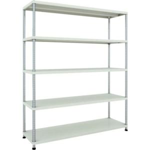 TRUSCO スチールラック フェニックスラック 1500X450 5段 W色 抗菌粉体塗装 ( PER-6545-W ) トラスコ中山(株)｜orangetool