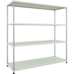 TRUSCO スチールラック フェニックスラック 1800X600 4段 W色 抗菌粉体塗装 ( PER-6664-W ) トラスコ中山(株)｜orangetool