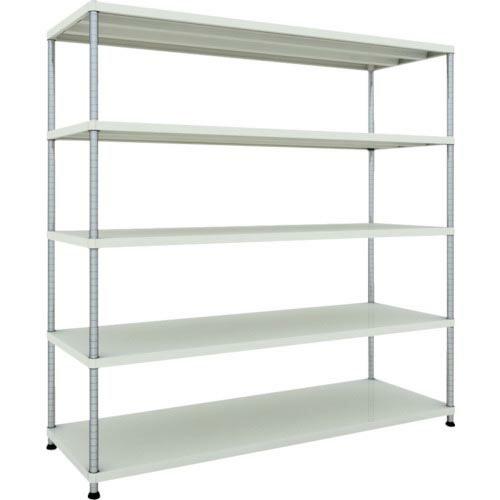 TRUSCO スチールラック フェニックスラック 1800X600 5段 W色 抗菌粉体塗装 ( P...