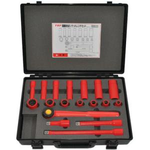 TOP 絶縁ソケットレンチセット 差込角12.7mm ( ZSWS-418R )｜orangetool