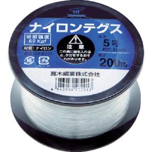 高木 ナイロンテグス 5号 黒コイル ( 22-8201 ) 高木綱業(株)｜orangetool
