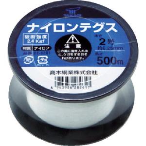 高木 ナイロンテグス 2号 黒コイル ( 22-8261 ) 高木綱業(株)｜orangetool