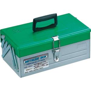 RING STAR メタリックボックス MB-350グリーン/シルバー ( MB-350-GN/SR )｜orangetool