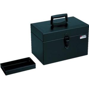RING STAR スチール工具箱 RSディープボックス RS-325 ブラック 325×202×215mm ( RS-325-BK )｜orangetool