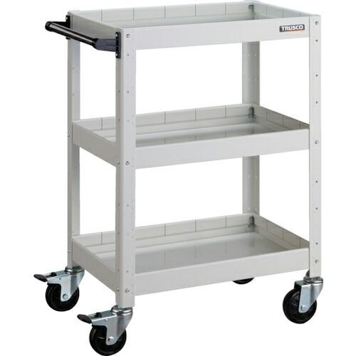 TRUSCO ツールワゴン バーディワゴン 600X400XH880 深3段 ホワイト ( BDW-...