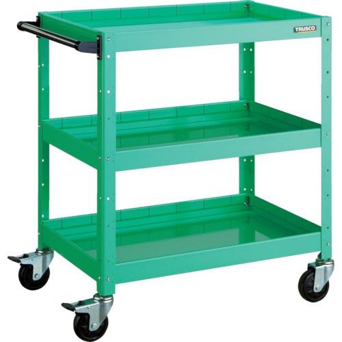 TRUSCO ツールワゴン バーディワゴン 750X500XH880 深3段 ヤンググリーン ( B...