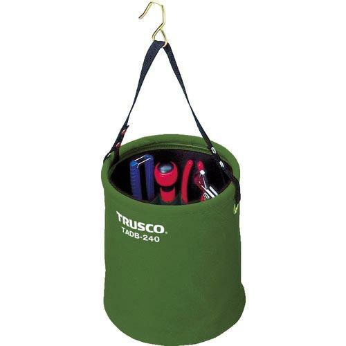【SALE価格】TRUSCO アタッチメント付電工バケツΦ240X240 オリーブドラブ色 ( TA...