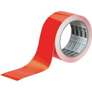 TRUSCO 蛍光ラインテープ50mmx10m レッド ( TLK-5010R ) トラスコ中山(株)｜orangetool