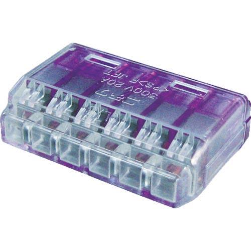 TRUSCO 差込形電線コネクタ極数6 (6個入) ( T-QL-6 )
