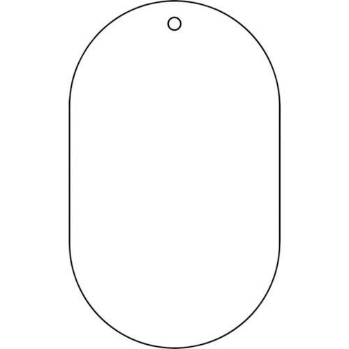 TRUSCO 白無地板 小判型 5枚組 60X38X2厚 ( T459-15 ) トラスコ中山(株)