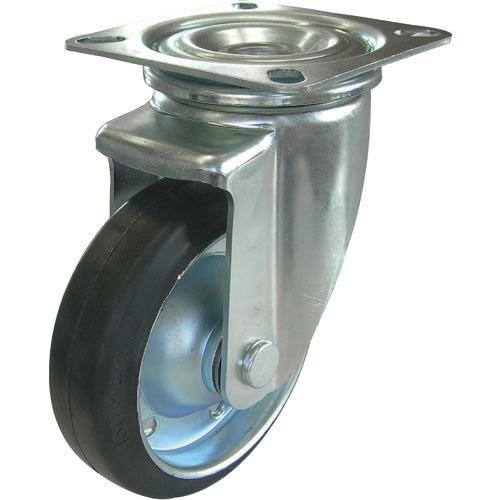 TRUSCO グランカート用 自在キャスターφ130 導電性ゴム車 ( TYPMS-130WE ) ...