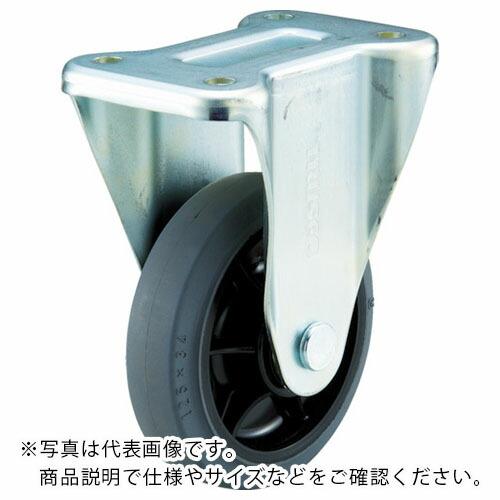 TRUSCO グランカート用 固定キャスターφ100 ゴム車 ( TYSK-100NRB-G ) ト...