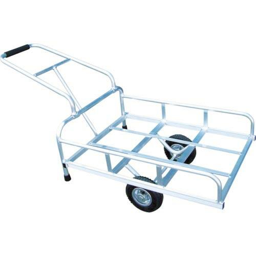 alumis アルミリヤカー(荷台面板張り仕様) 長さ1340×幅600×高さ310mm ( 4-G...