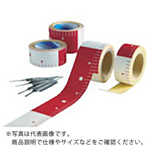 アラオ テープロッド 50w×25M赤白30 ピッチ  ( AR-3343 ) アラオ(株)