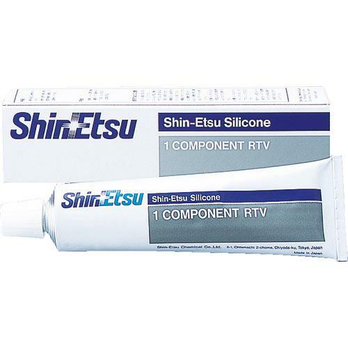 信越 電気用一液RTVゴムパウンド 白 ( KE348W-100 ) 信越化学工業(株)