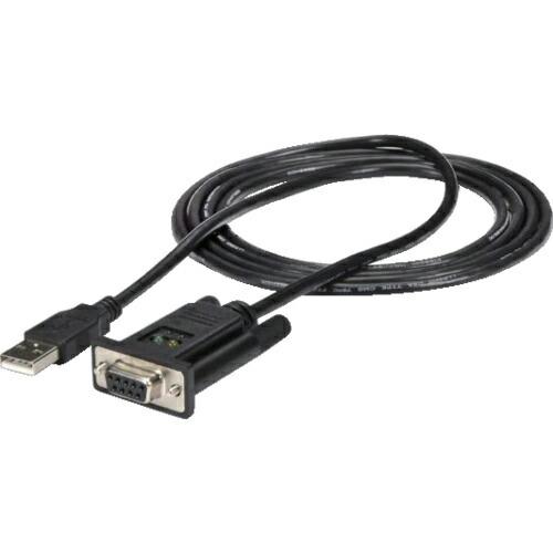 StarTech シリアル変換ケーブル/USB-A - RS232Cクロス/1.7m/921.6Kb...