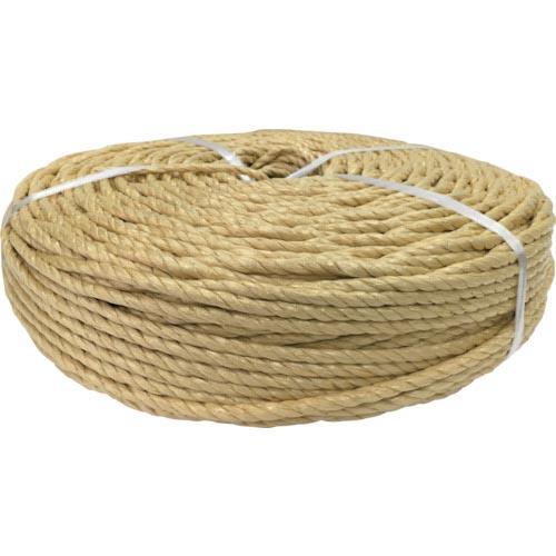 ユタカメイク PSロープ わら縄色 6mmx200m ( PS6200WR ) (株)ユタカメイク