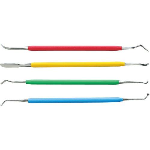 アネックス ステンレス製クラフトツール スパチュラ4本組 ( 274 ) (株)兼古製作所