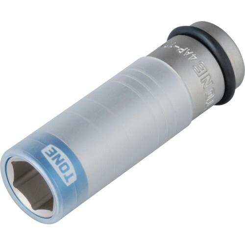 TONE プロテクター付きインパクト用薄型ホイルナットソケット(自動車整備用) 対辺寸法17mm (...