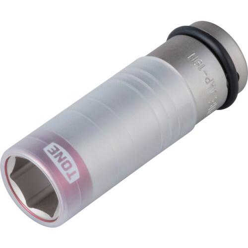 TONE プロテクター付きインパクト用薄型ホイルナットソケット(自動車整備用) 対辺寸法19mm (...