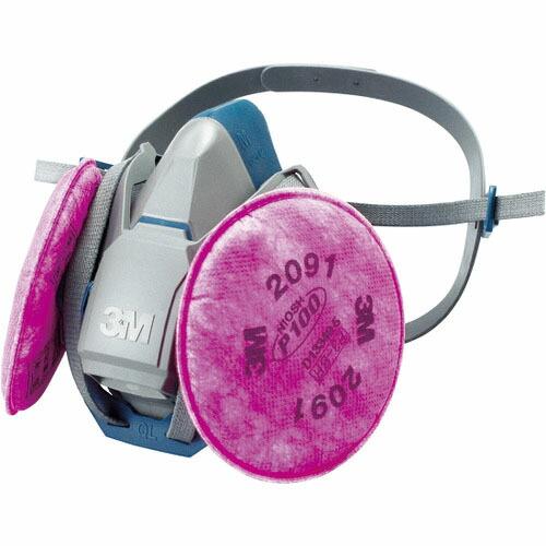3M 取替式防じんマスク 6500QL/2091-RL3 Sサイズ ( 6500QL/2091-RL...