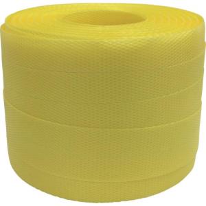 ユタカメイク 梱包用品 PPバンド 15.5mm×100m イエロー ( L-102  (15.5MMX100M) ) (株)ユタカメイク｜orangetool