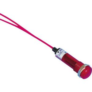 サカズメ LED表示灯 DA-10ML (AC/DC100V接続) Φ10 赤 ( DA-10ML-AC/DC100V-R ) (株)坂詰製作所｜orangetool