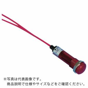 サカズメ LED表示灯 DA-10ML (AC/DC200V接続) Φ10 赤 ( DA-10ML-AC/DC200V-R ) (株)坂詰製作所｜orangetool