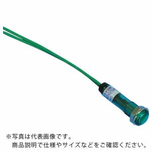 サカズメ LED表示灯 DA-8FL (AC/DC200V接続) Φ8 緑 ( DA-8FL-AC/DC200V-G ) (株)坂詰製作所｜orangetool