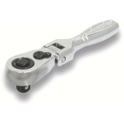 TONE ショート首振ラチェットハンドル 歯数72枚 差込角6.35mm 全長90mm ( RH2F...