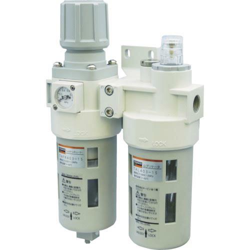 TRUSCO FRLユニット 口径Rc1/2(2点セット) ( TACP403-15 ) トラスコ中...