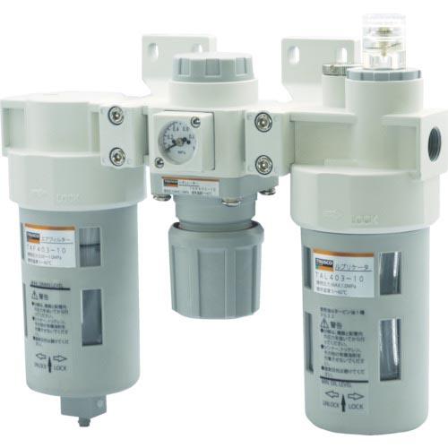 TRUSCO FRLユニット 口径Rc3/8(3点セット) ( TACT403-10 ) トラスコ中...