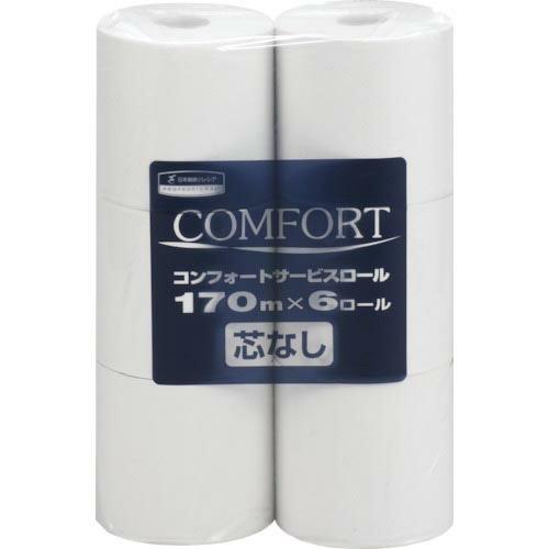 クレシア トイレットペーパー コンフォートサービスロール170m 芯なし ( 11290 ) 日本製...