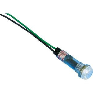 サカズメ 坂詰製作所 防水防滴IP65 LED表示灯 Φ10 緑 ( DW-10ML-IP-AC/DC5V-60V-G/C ) (株)坂詰製作所｜orangetool