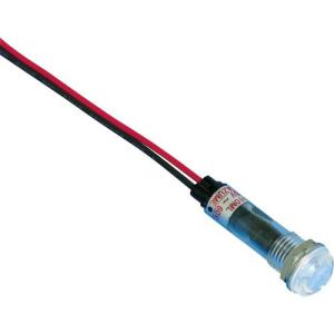 サカズメ 坂詰製作所 防水防滴IP65 LED表示灯 Φ10 赤 ( DW-10ML-IP-AC/DC5V-60V-R/C ) (株)坂詰製作所｜orangetool