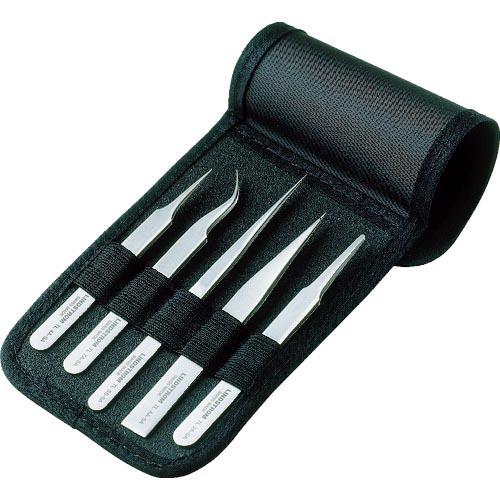 リンドストローム 静電気対策ESDピンセット 非磁性 5本 アソート TLSS-SA-SL、TLAA...