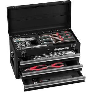 TONE 整備用工具セット ツールセット BX230仕様 マットブラック 間口508×奥行232×高さ302mm  ( TSS452BK )｜orangetool