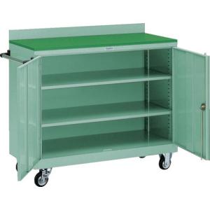 TRUSCO 大型ツールワゴン 1160X550XH1090 扉付 ( NTS-507 ) トラスコ中山(株)｜orangetool