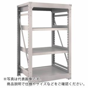 TRUSCO スチールラック M10型重量棚 900X760XH1500 4段 単体 ネオグレー ( M10-5374 NG(ネオグレー) ) トラスコ中山(株)｜orangetool