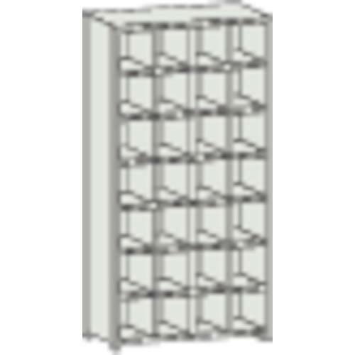 TRUSCO スチール製区分棚 KC型 コボレ止めなし 889X264XH1802 4列7段 ( K...