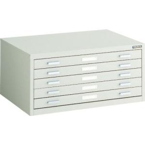 TRUSCO マップケース スチール A2X5段 696X480XH330 ( A2-1W5 (オールスチール) ) トラスコ中山(株)｜orangetool
