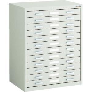 TRUSCO マップケース スチール A3X12段 541X360XH700 ( A3-1W12 (オールスチール) ) トラスコ中山(株)｜orangetool