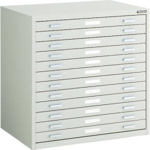 TRUSCO マップケース スチール A2X12段 696X480XH700 ( A2-1W12 (オールスチール) ) トラスコ中山(株)｜orangetool