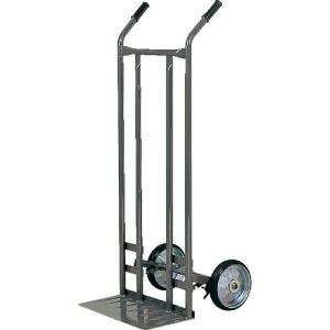 【SALE価格】TRUSCO スチールパイプ製二輪車 均等荷重250kg H1210 すくい板205×470 ( 4011 (200MMゴムキャスター) ) トラスコ中山(株)｜orangetool