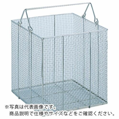サンワ ステンレス角型洗浄カゴ小 ( SK-15 ) (株)サンワ