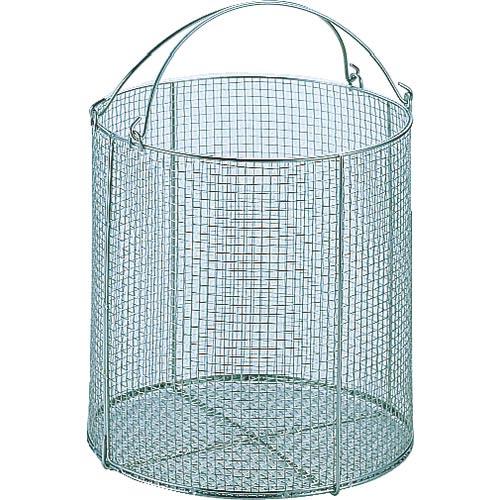 サンワ ステンレス丸型洗浄カゴ 特大 ( SM-40 ) (株)サンワ